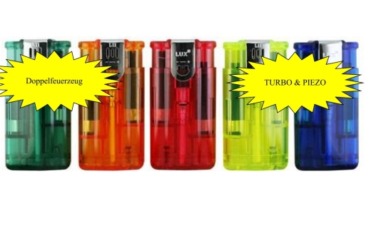 Turbo & Piezo Feuerzeug 2 in 1