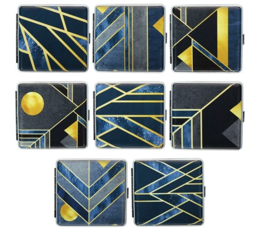 Zigarettenetui Kunstleder bunt