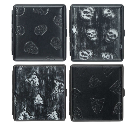 Zigarettenetui Kunstleder black