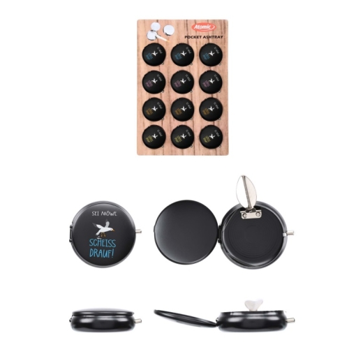 Taschenascher Sei Möwe / Scheiss Drauf !