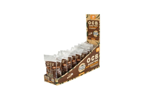 OCB Activ Tips Slim unbleached Sonderedition