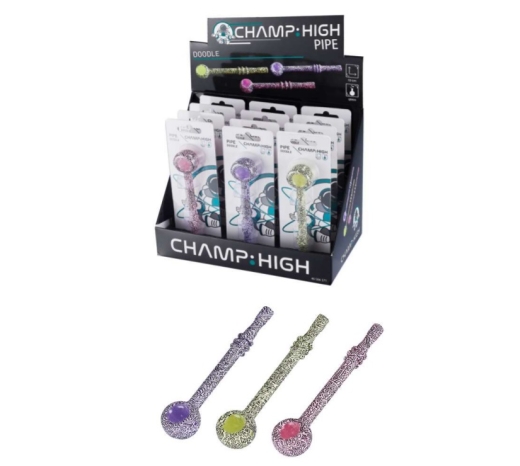 Tabakpfeife Glas 15 cm