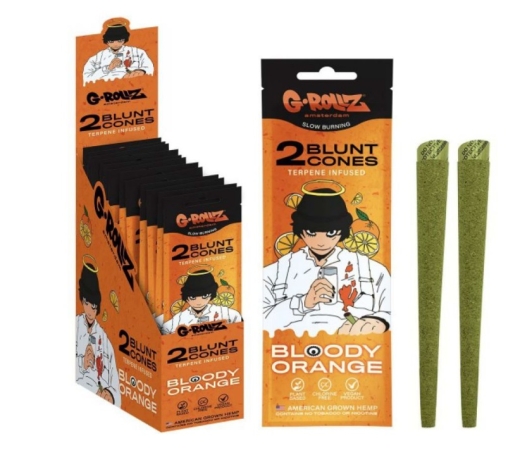G-Rollz 2 Blunt Bloody Orange Cones