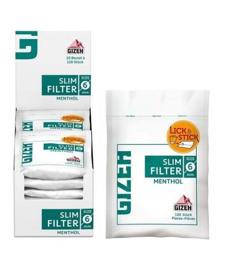 Gizeh Slim Menthol Filter