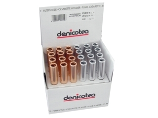 Denicotea Zigarettenspitze Automatic gold/silber