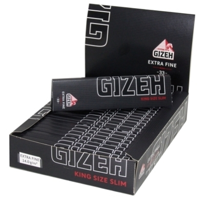 Gizeh schwarz King Size slim