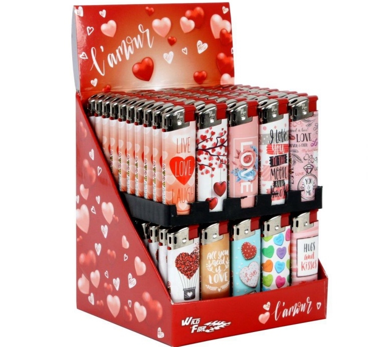 Einwegfeuerzeug Love