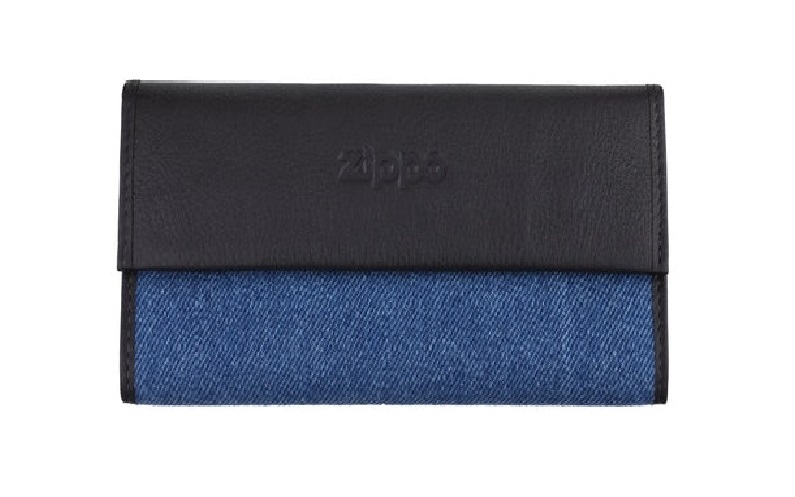 Tabaktasche Leder Zippo Denim Jeans