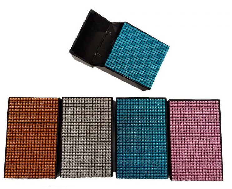 Zigarettenbox mit Strass 20 Zgt. 100 mm