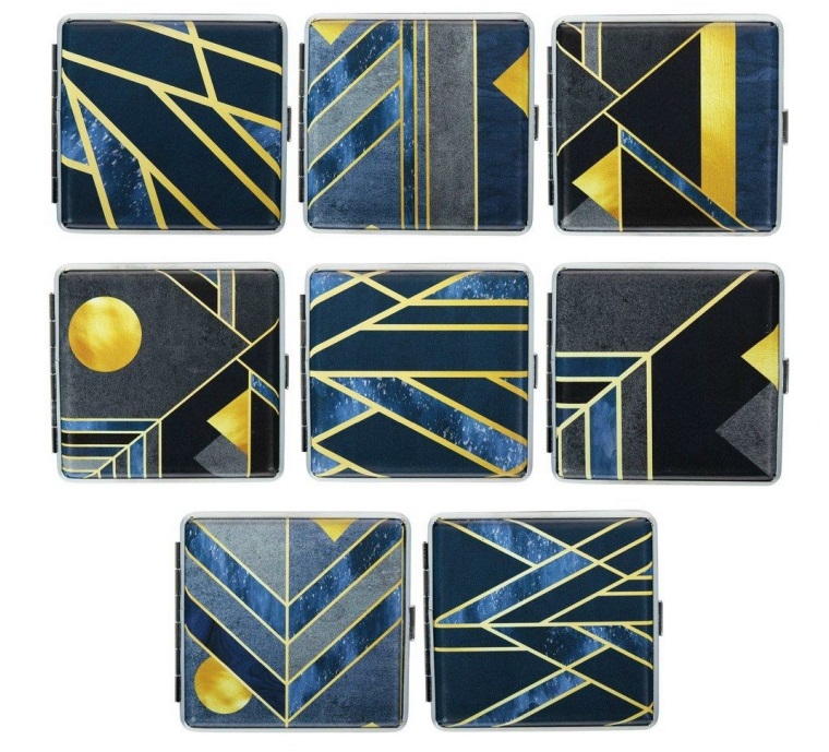 Zigarettenetui Kunstleder bunt