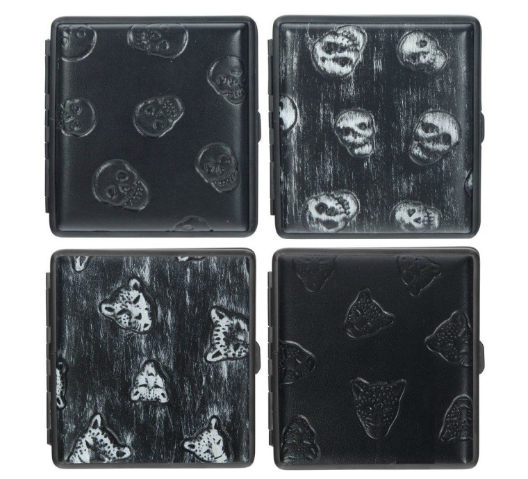 Zigarettenetui Kunstleder black