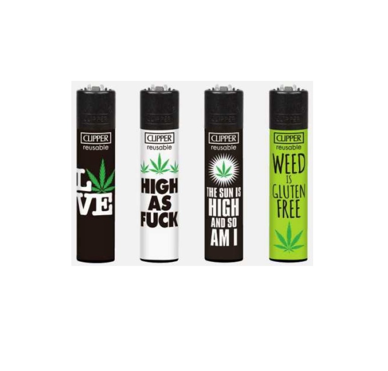 Clipper Motiv Weed Slogan 15