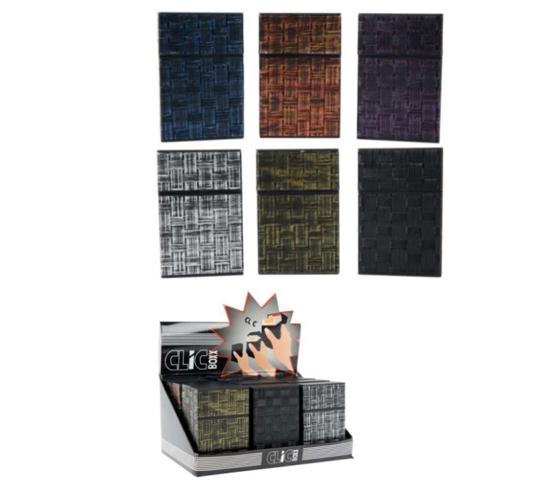 Zigarettenbox Sprungdeckel Raute