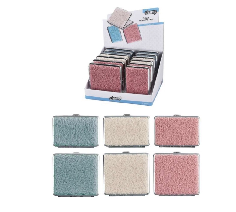 Zigarettenetui Fleece Stoff