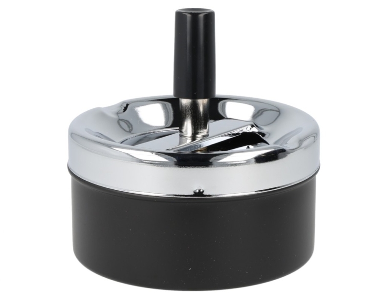 Drehaschenbecher black 9 cm