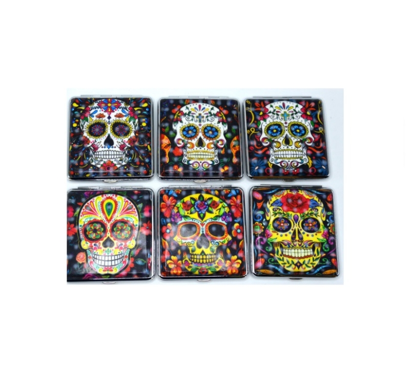 Zigarettenetui Kunstleder Skull KVP 8,95 €