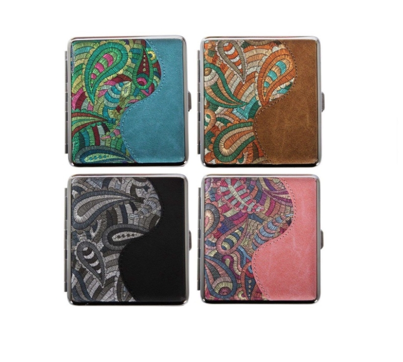 Zigarettenetui Kunstleder bunt KVP 6,95 €