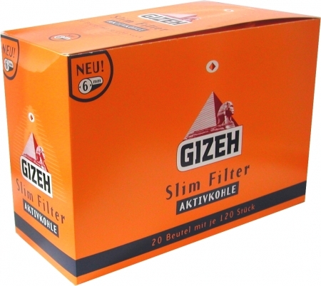 Gizeh Slim Aktivkohlefilter