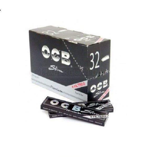 OCB Slim schwarz + Tips