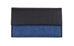 Tabaktasche Leder Zippo Denim Jeans