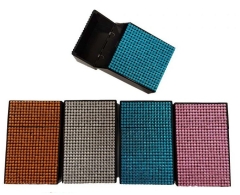 Zigarettenbox mit Strass 20 Zgt. 100 mm