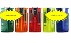 Turbo & Piezo Feuerzeug 2 in 1