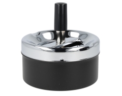 Drehaschenbecher black 9 cm